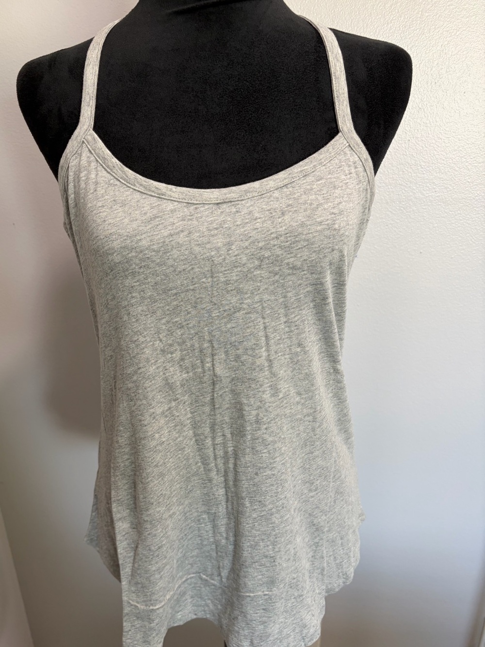 Chaser Heather Gray Scoop Neck Tank Top